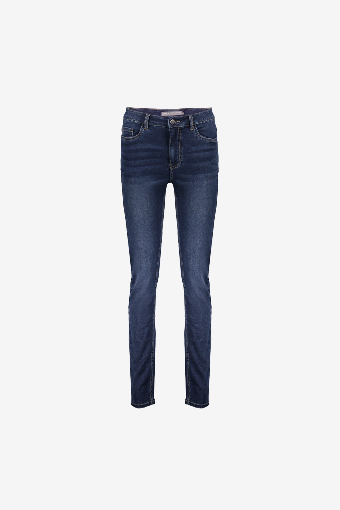 Geisha Damen-Skinny-Jeans mit hohem Bund