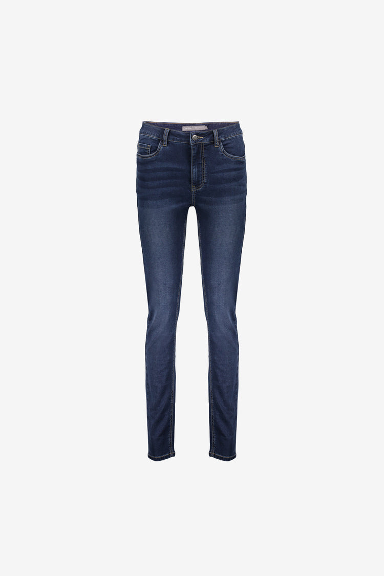 Geisha Damen-Skinny-Jeans mit hohem Bund