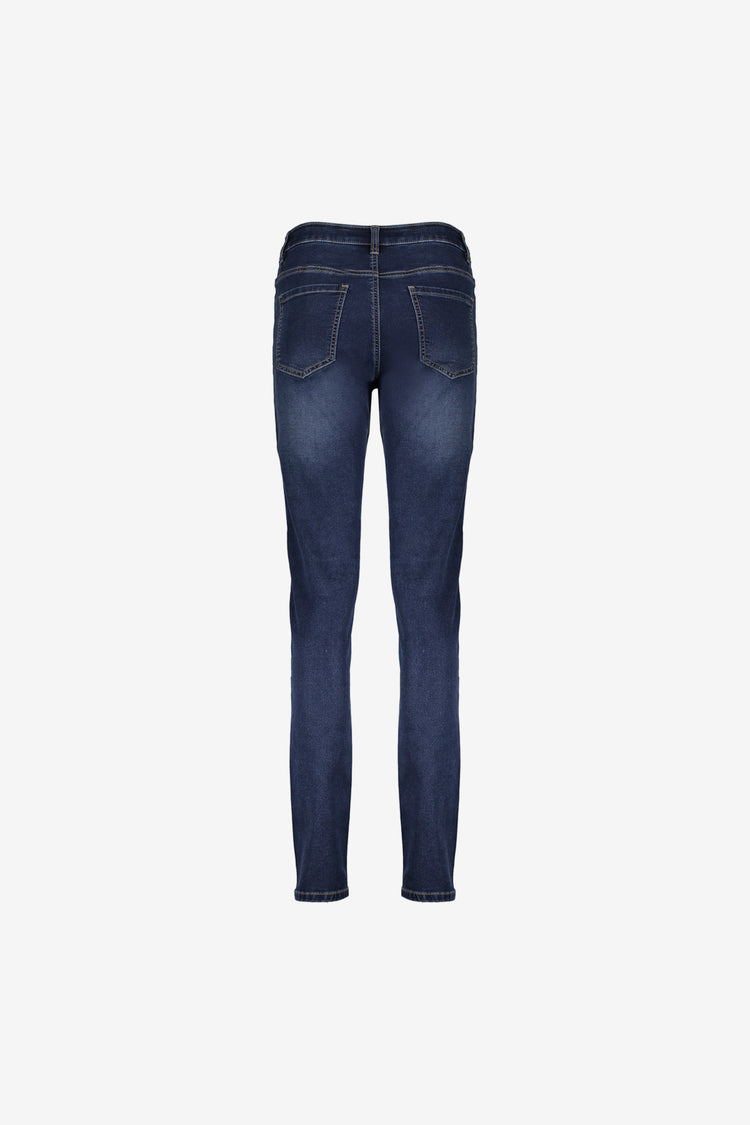 Geisha Damen-Skinny-Jeans mit hohem Bund