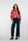 Geisha Damen-Wide-Leg-Jeans mit Umschlag