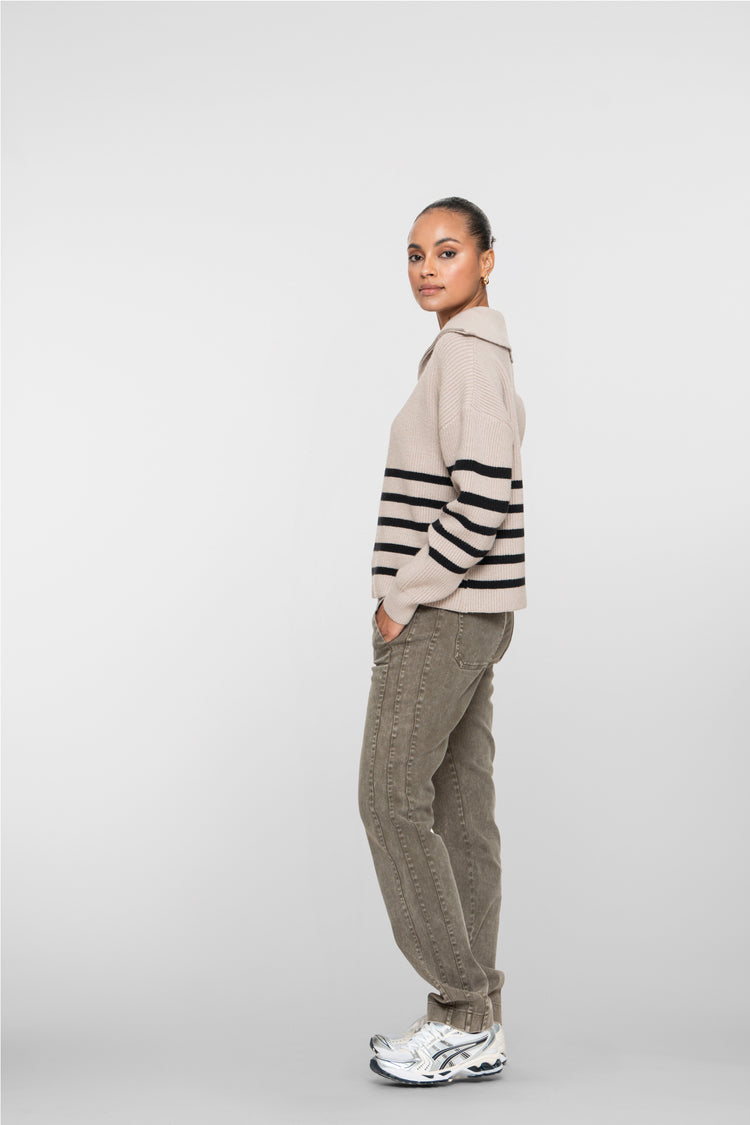 Geisha Damen-Army-Flared-Jeans