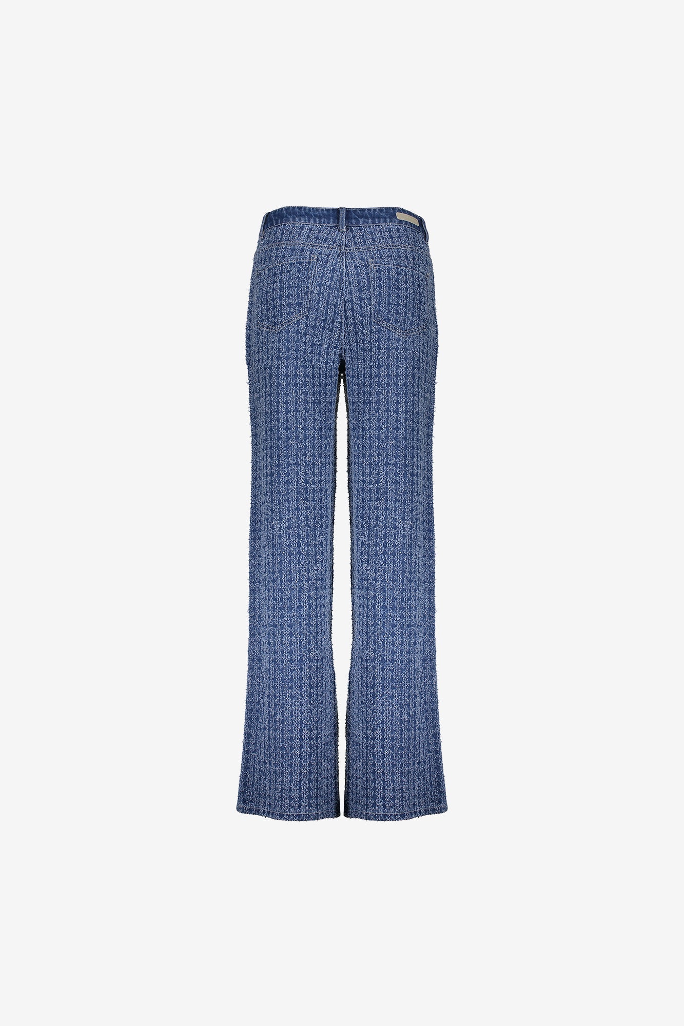 Geisha Damen-Bouclé-Denim-Jeans mit geradem Bein
