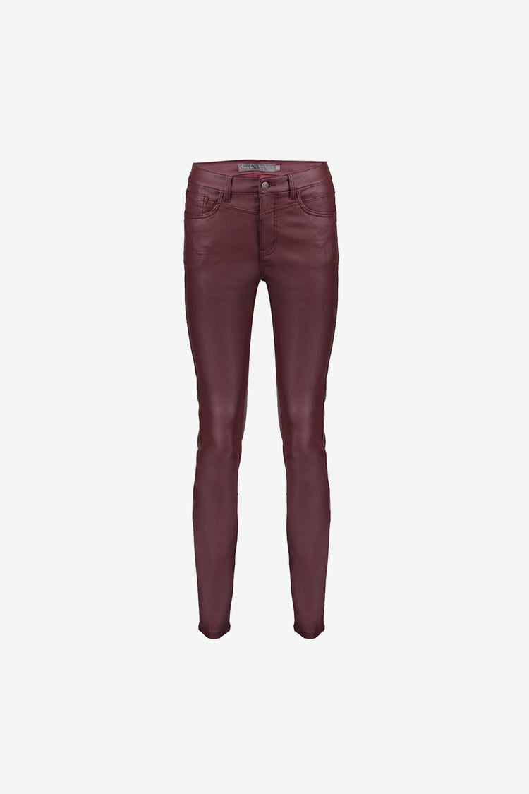 Geisha Damen-Skinny-Jeans mit Beschichtung