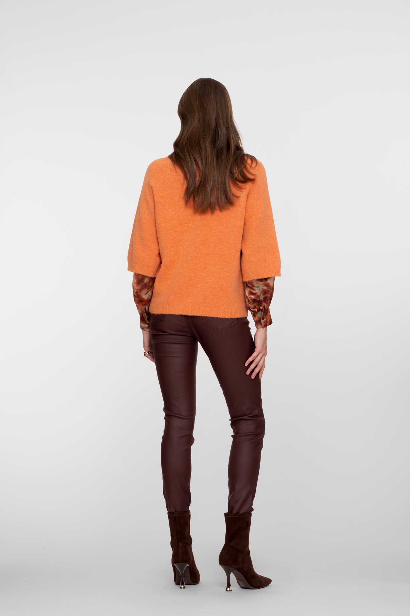 Geisha Damen-Skinny-Jeans mit Beschichtung