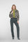 Geisha Damen-Straight-Fit-Hose mit Umschlag