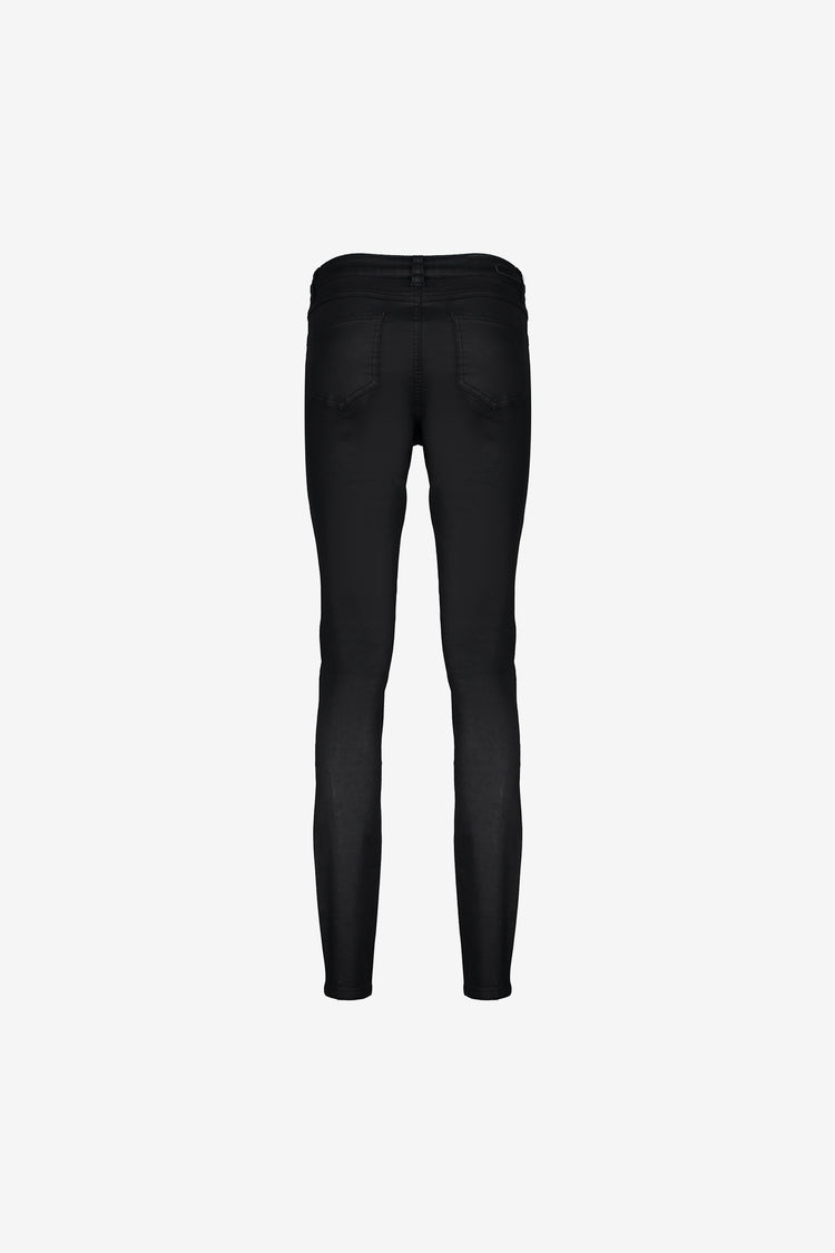 Geisha Damen-High-Waist-Skinny-Jeans mit Beschichtung