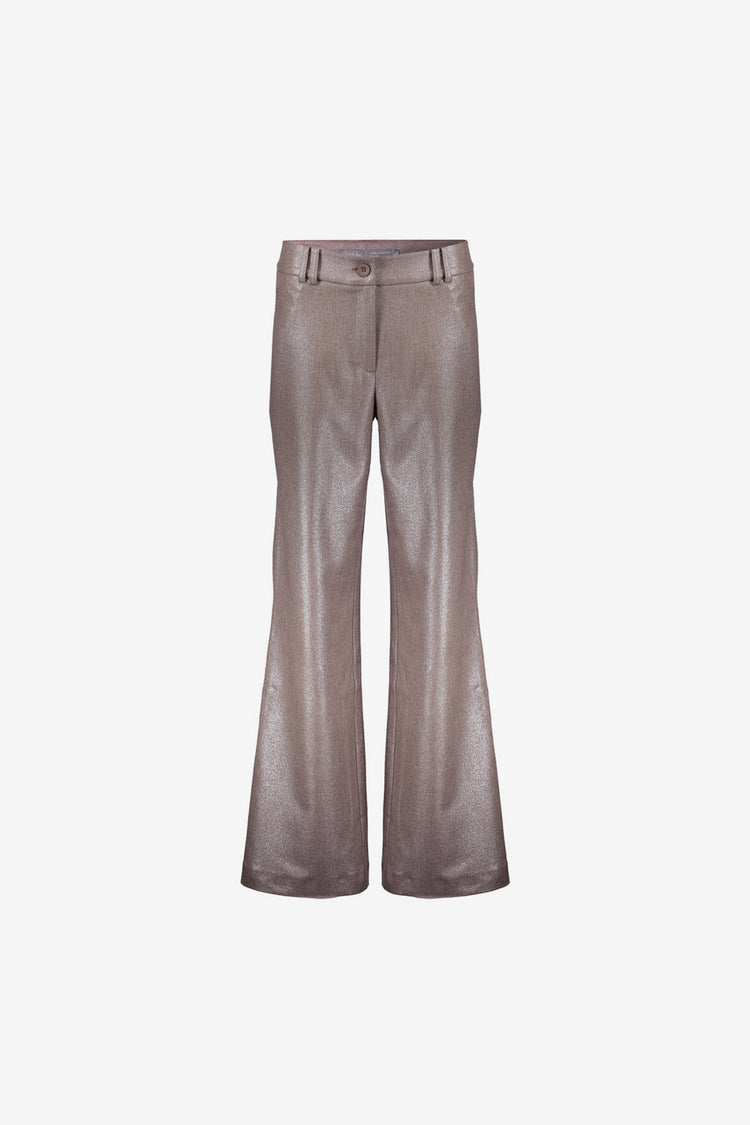 Geisha Damen-Taupefarbene beschichtete Jeans