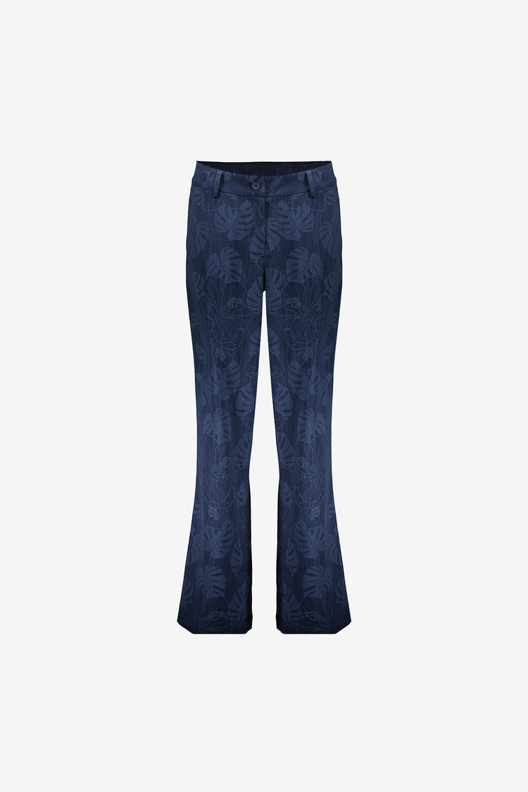 Geisha Damenhose mit Blumenmuster
