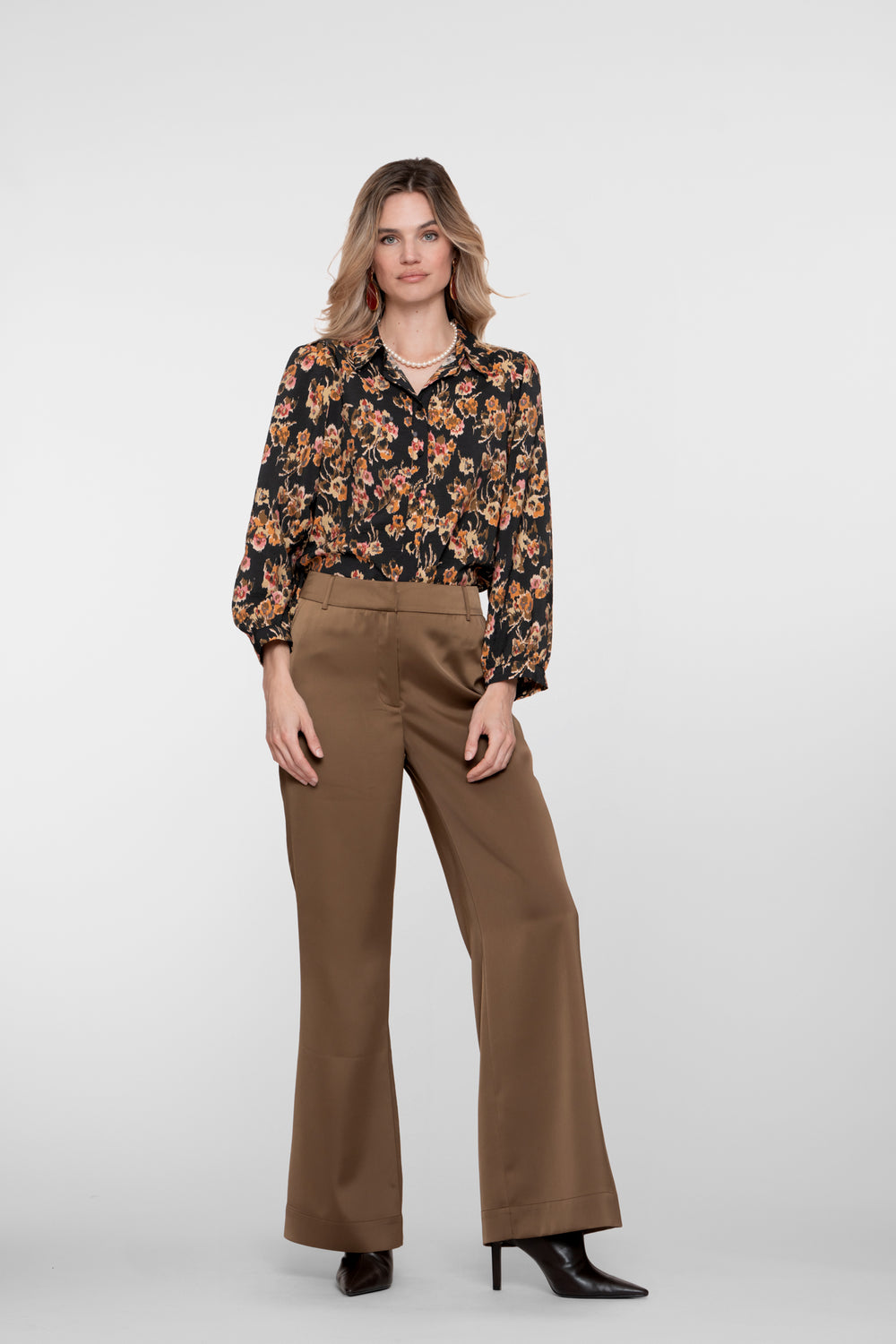 Geisha Damenhose in Satinoptik