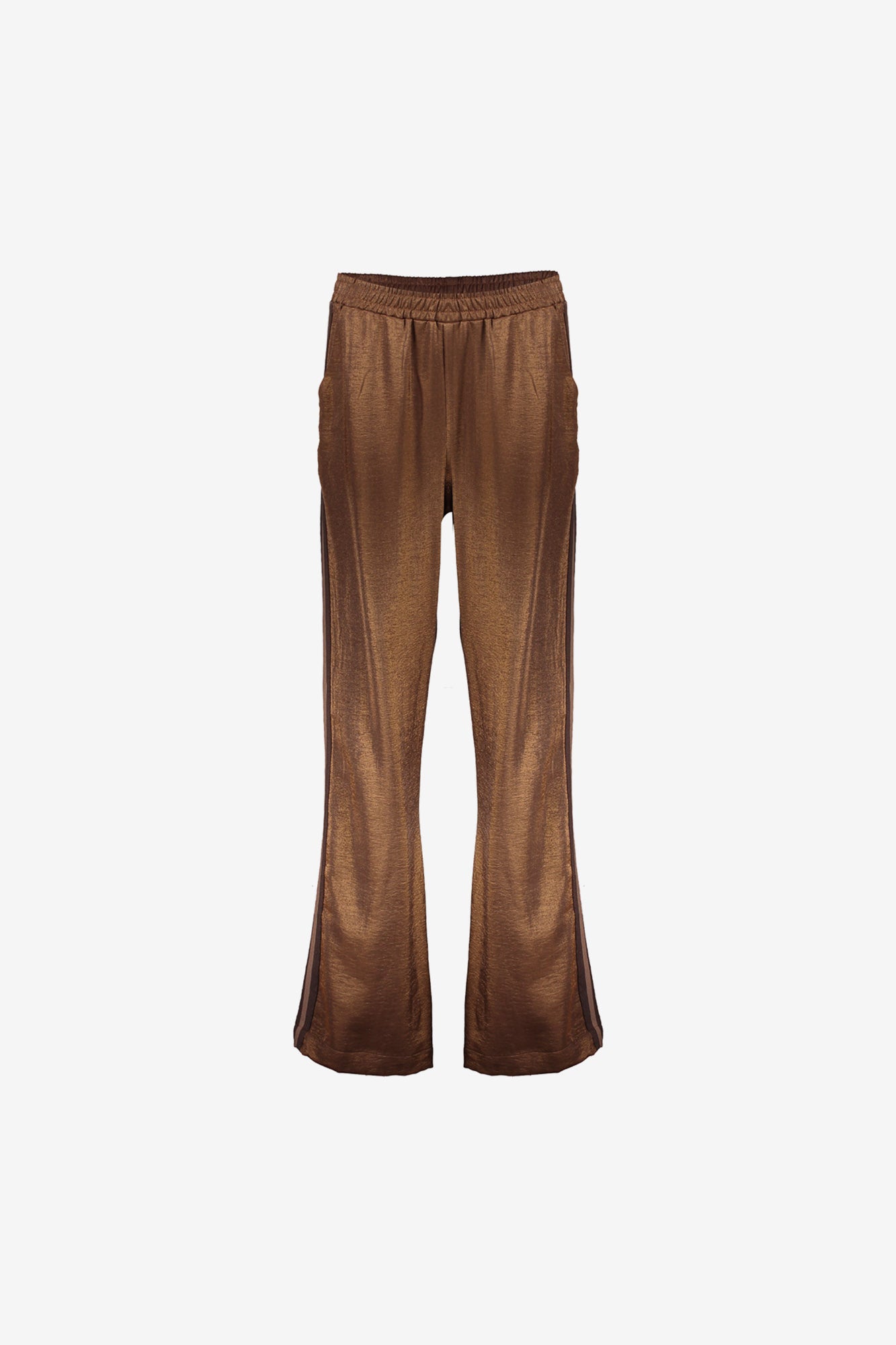 Geisha Damen-Schimmernde Hose mit Seitenstreifen