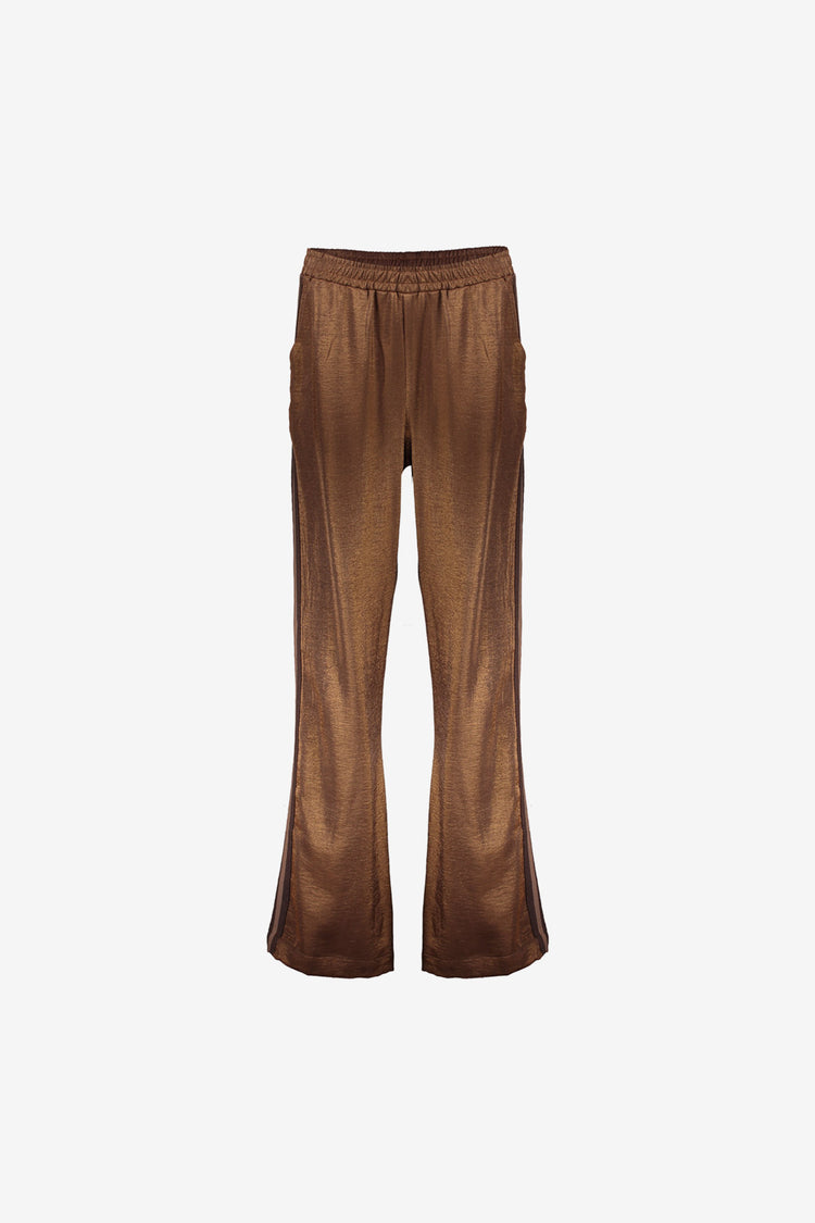 Geisha Damen-Schimmernde Hose mit Seitenstreifen