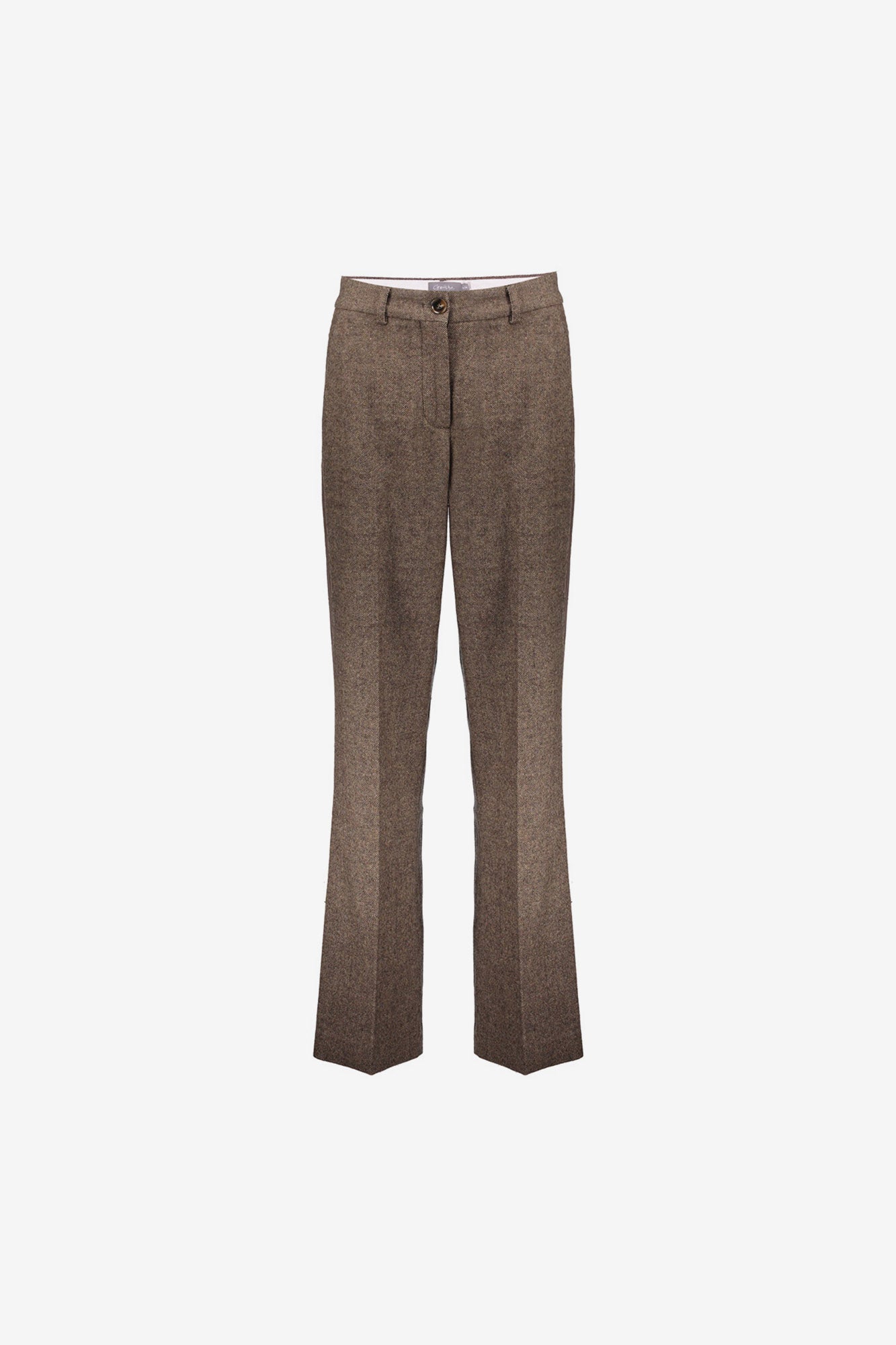 Geisha Damen-Tweedhose mit Zierband