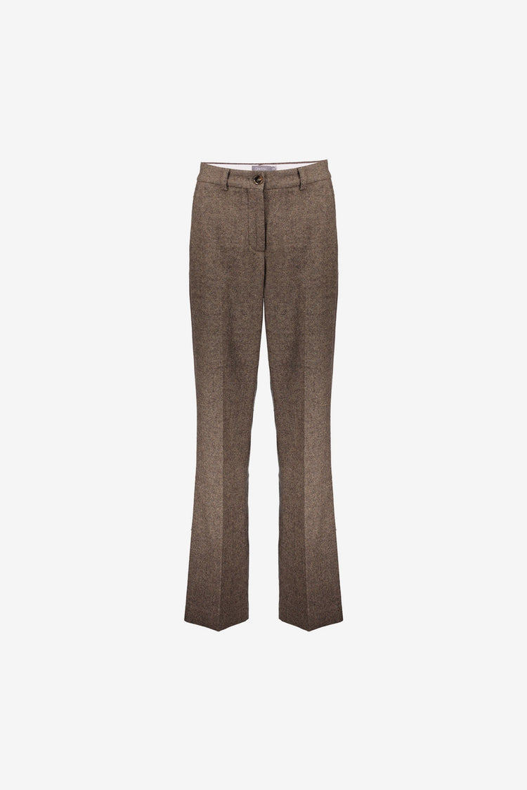 Geisha Damen-Tweedhose mit Zierband