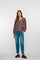 Geisha Damenjeans mit Rüschensaum