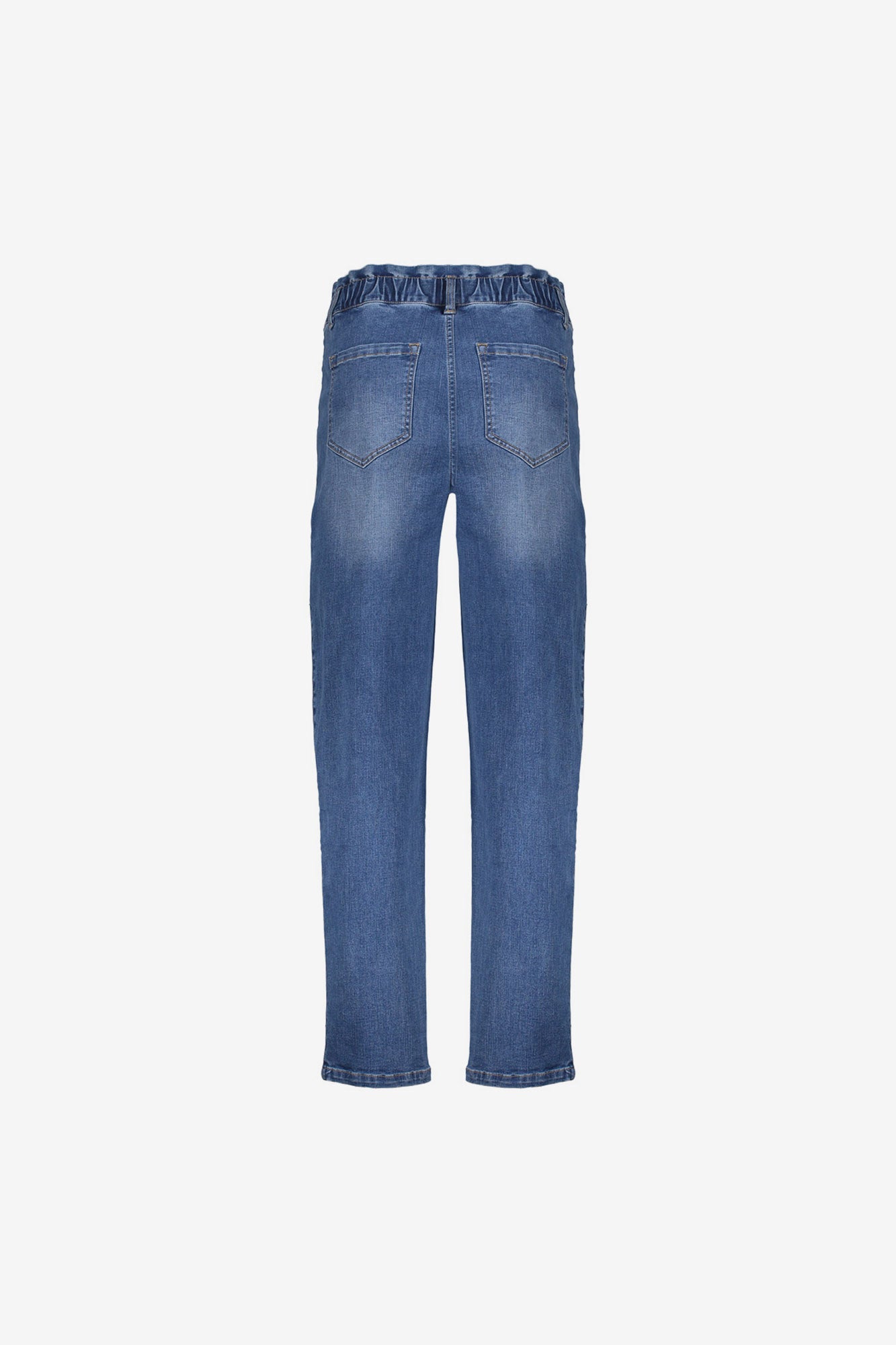 Geisha Damenjeans mit Rüschensaum
