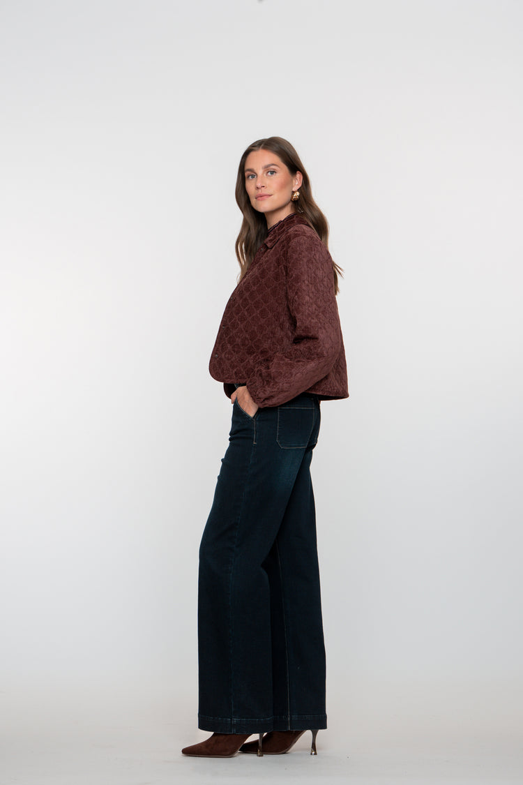 Geisha Damenklassische Jeans aus Denim