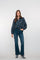 Geisha Damen-High-Waist-Flared-Jeans