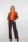 Geisha Damenjeans in Braun mit geradem Bein