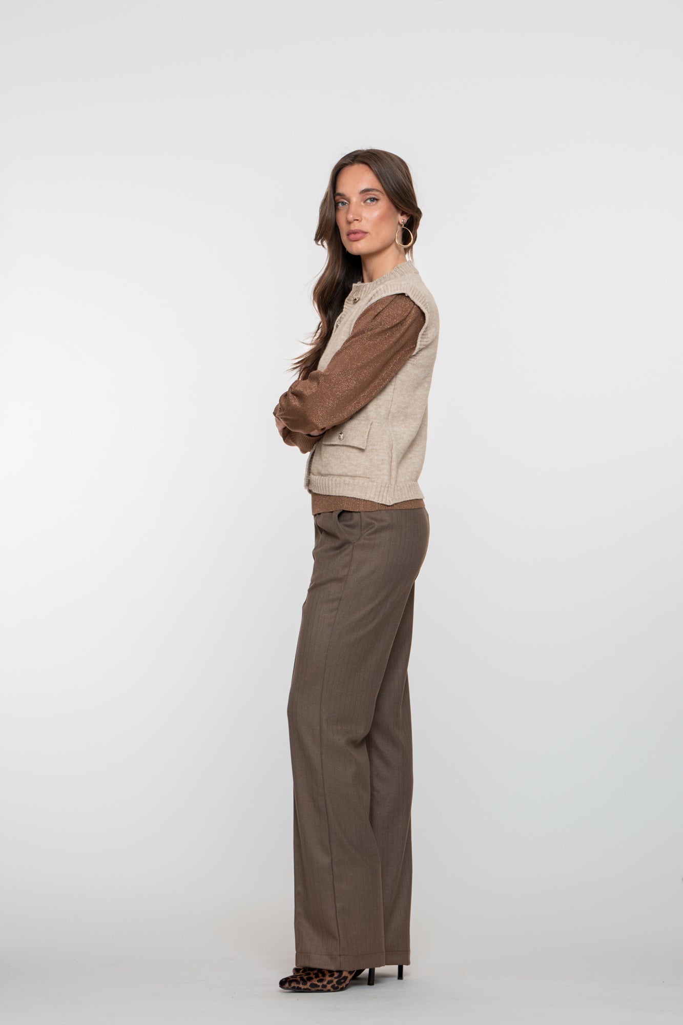 Geisha Damenhose mit elastischem Bund in gepflegtem Look