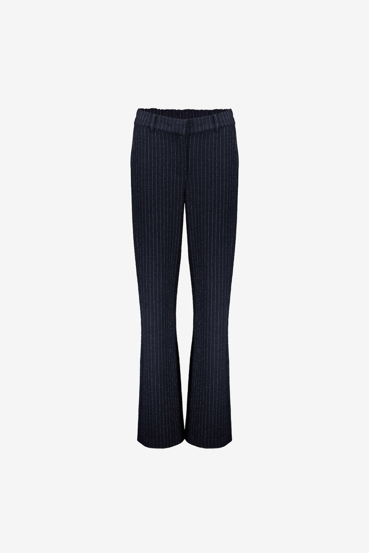 Geisha Damen-High-Waist-Nadelstreifenhose