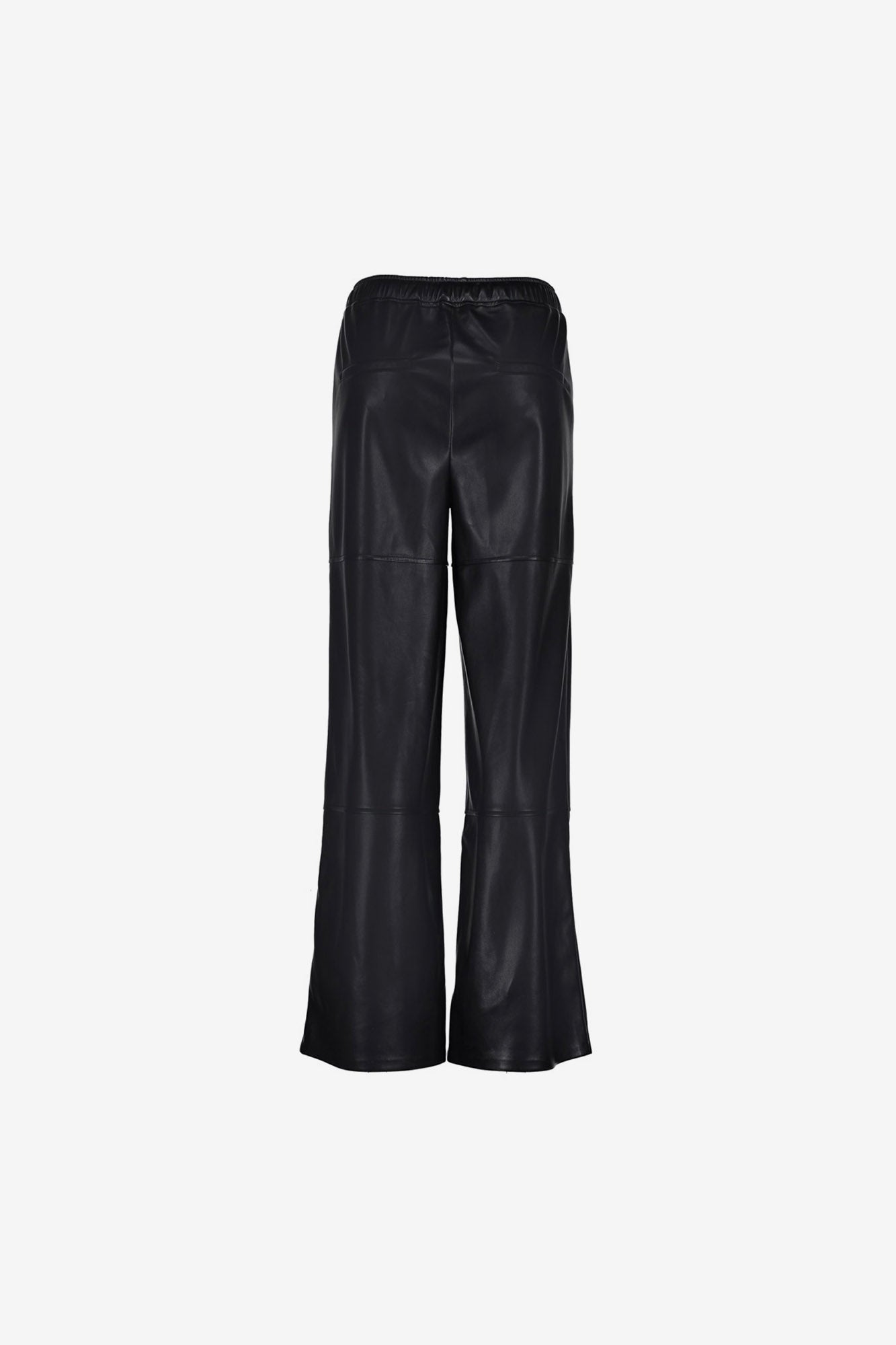 Geisha Damenhose in Lederoptik mit weitem Bein