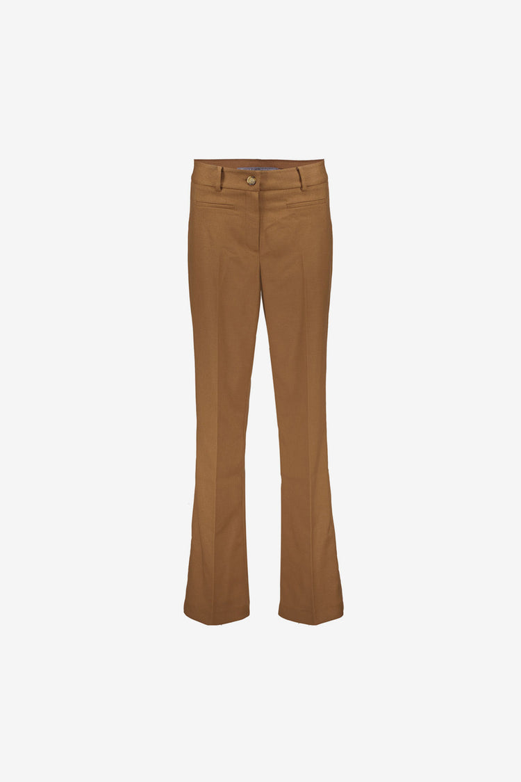 Geisha Damenhose aus Twill mit Paspeltaschen