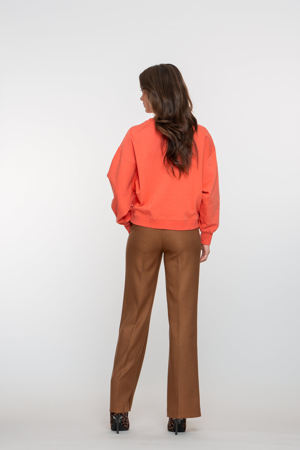 Geisha Damenhose aus Twill mit Paspeltaschen