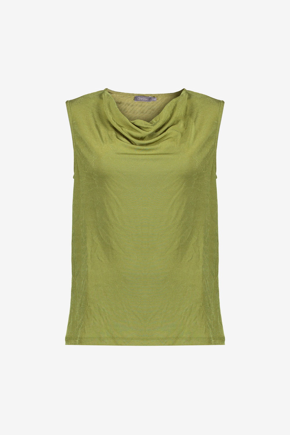 Geisha Fashion Damen Top mit Drapierung am Ausschnitt