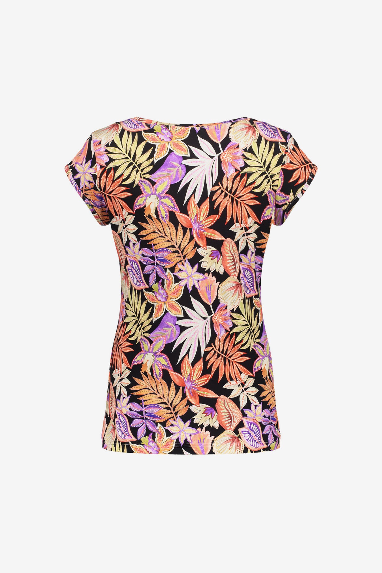 Geisha Fashion Damen T-Shirt mit Rundhalsausschnitt und Print