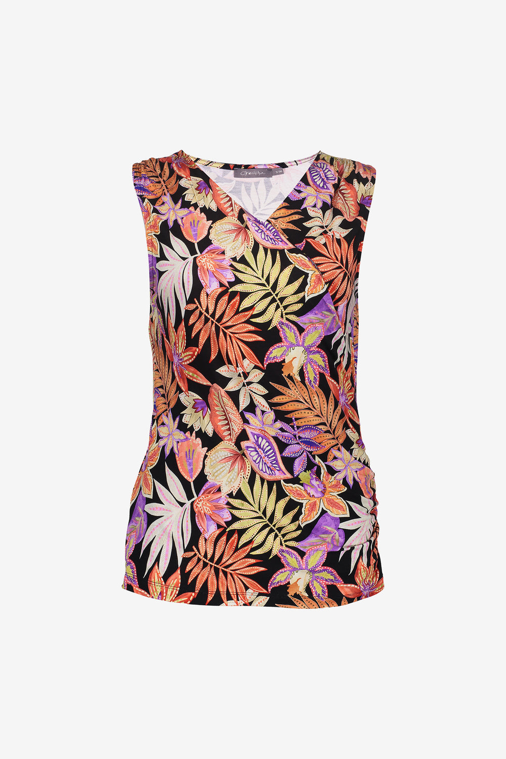 Geisha Fashion Damen Wickeltop mit Print