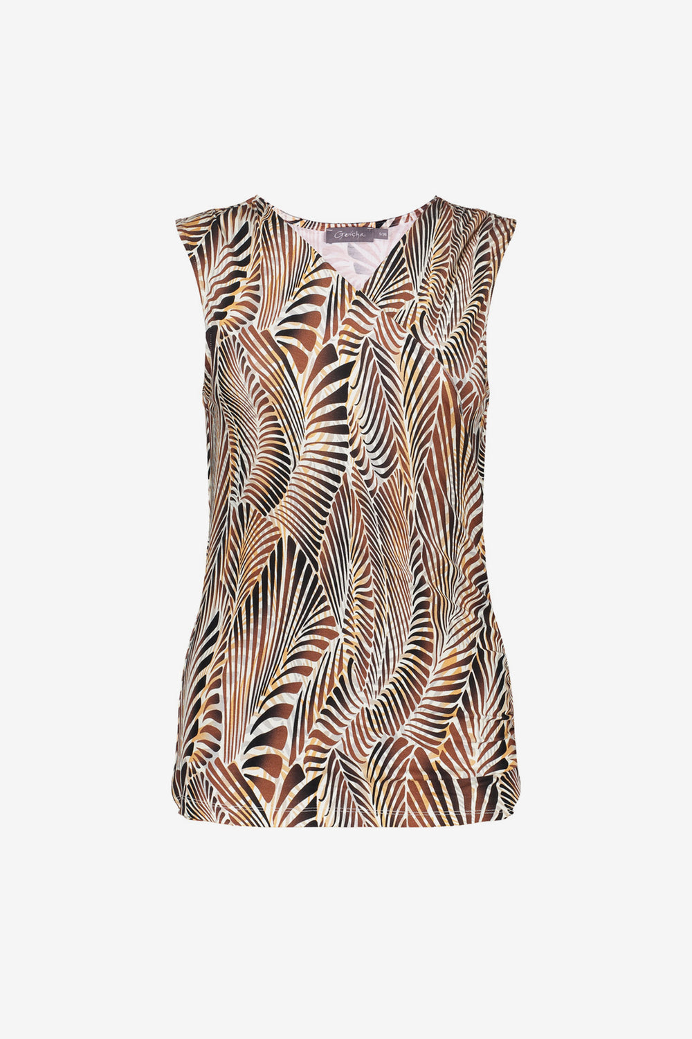 Geisha Fashion Damen-Wickeloberteil mit Print