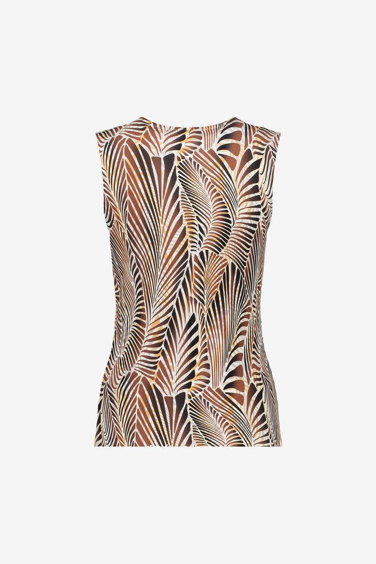 Geisha Fashion Damen-Wickeloberteil mit Print