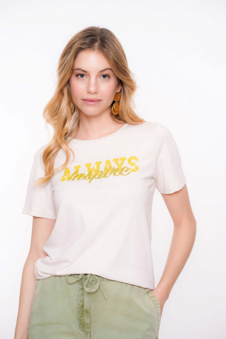 Geisha Fashion Damen T-Shirt 'Always Inspire'