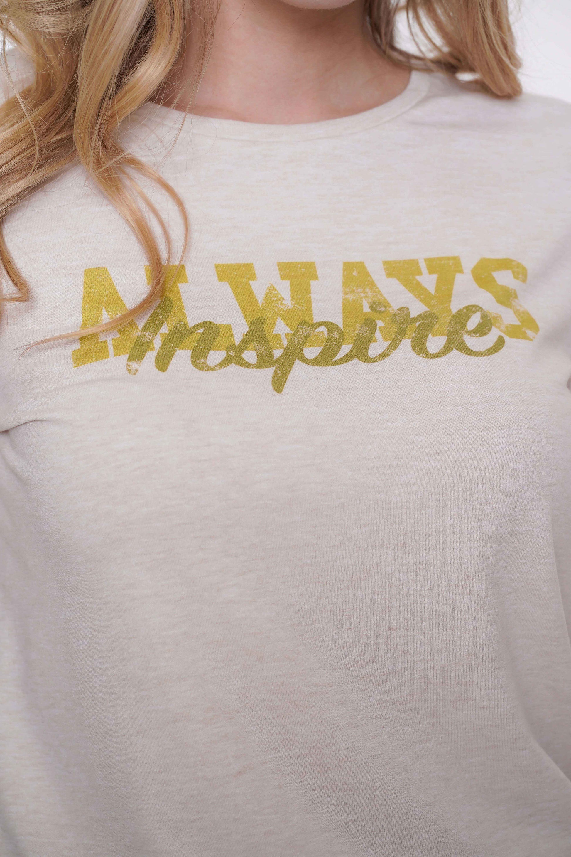 Geisha Fashion Damen T-Shirt 'Always Inspire'