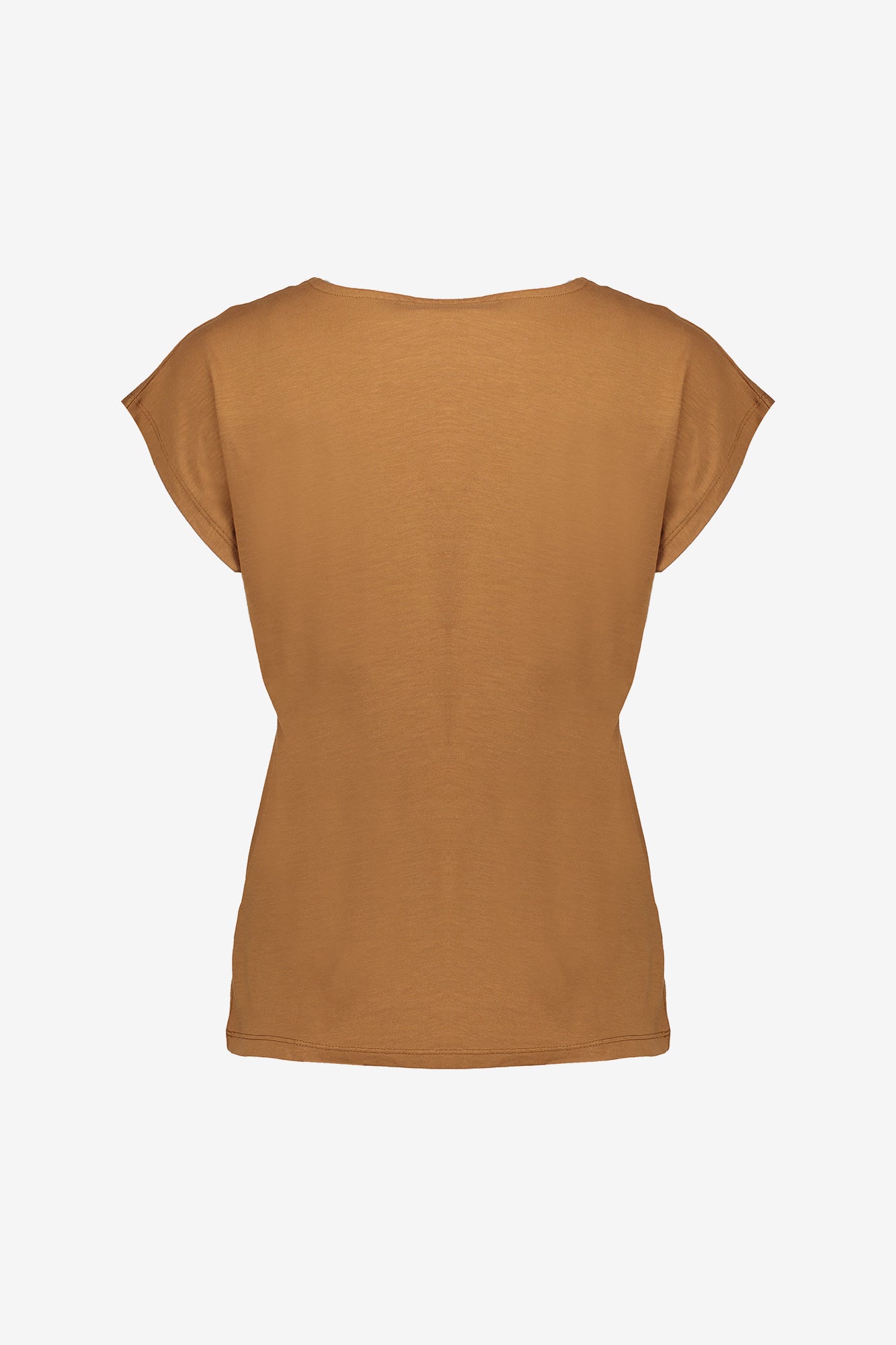 Geisha dames T-shirt met crochet V-hals