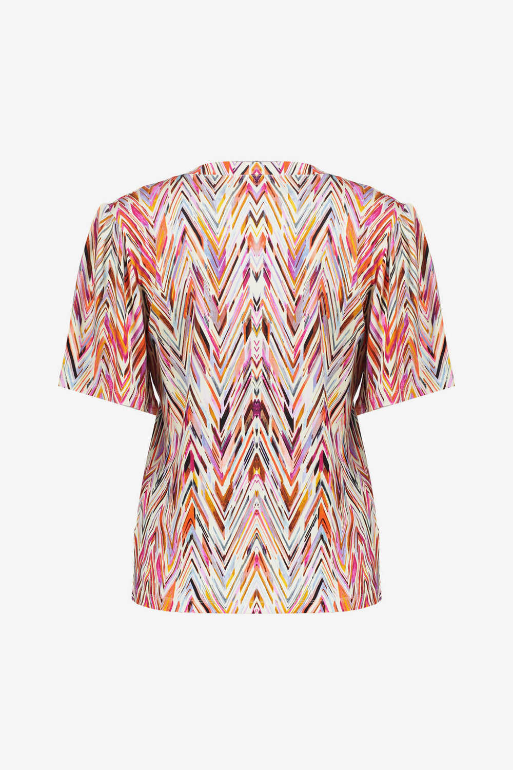 Geisha dames T-shirt met V-hals en print