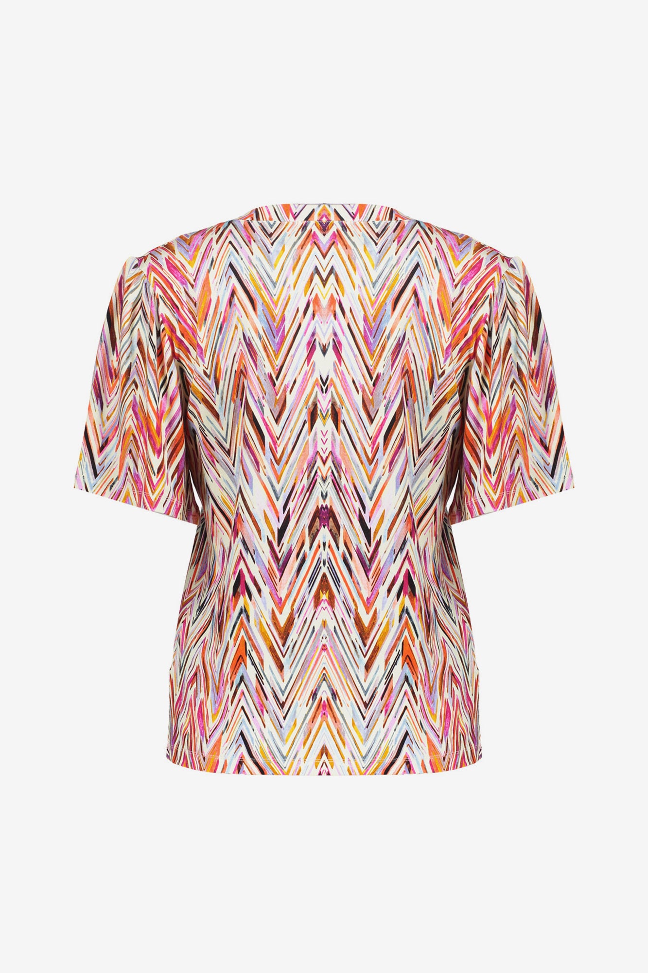 Geisha dames T-shirt met V-hals en print