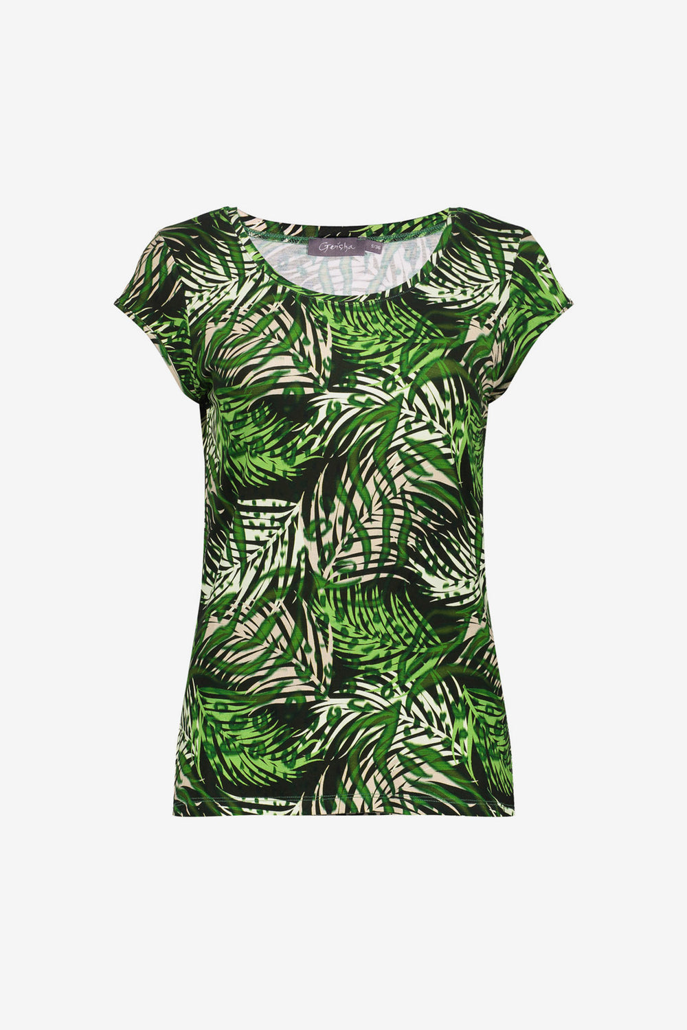 Geisha Damen-T-Shirt mit Rundhalsausschnitt und Print