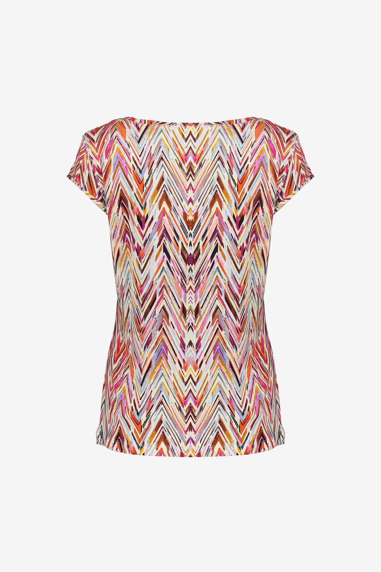 Geisha dames T-shirt met ronde hals en print