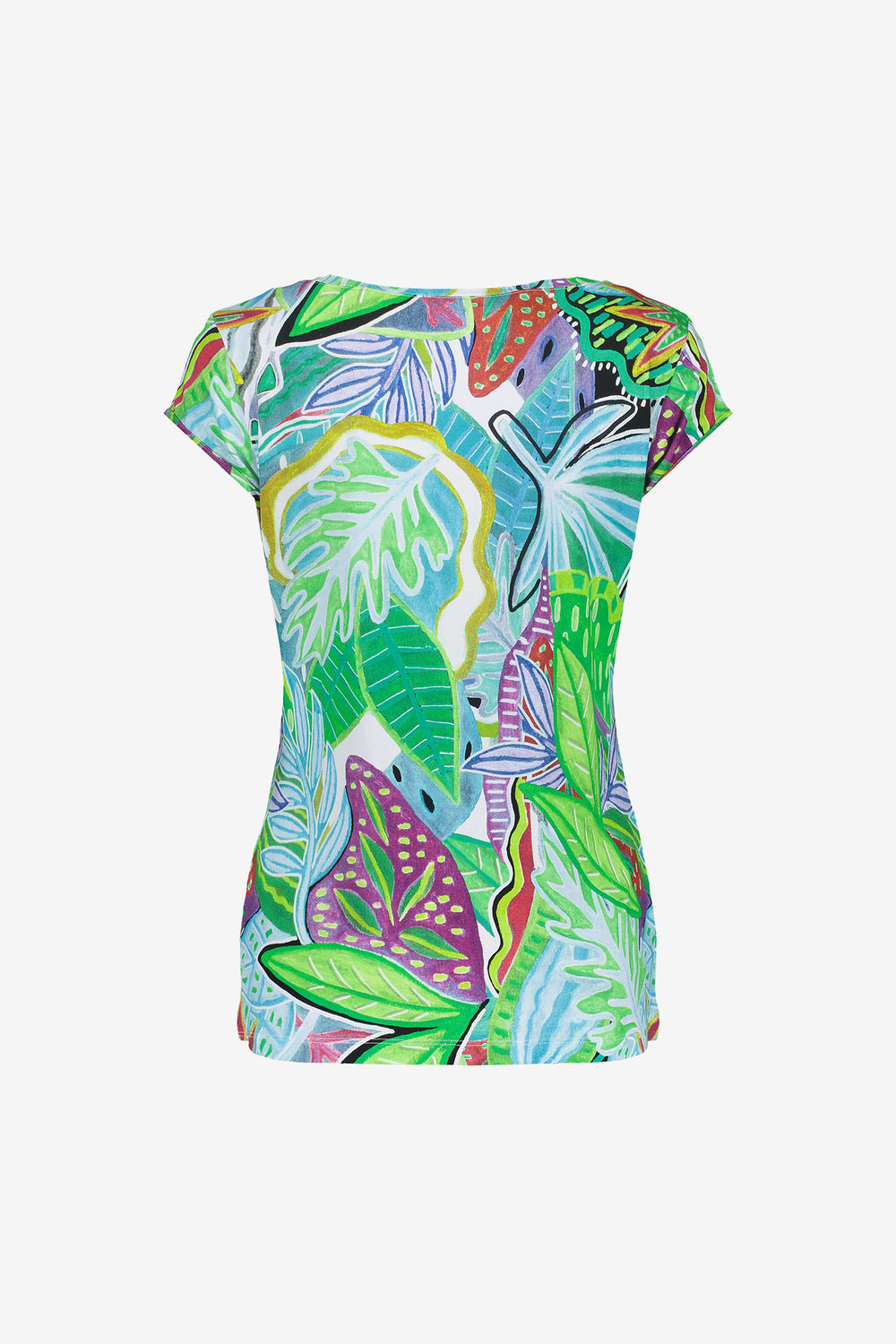 Geisha dames T-shirt met ronde hals en print