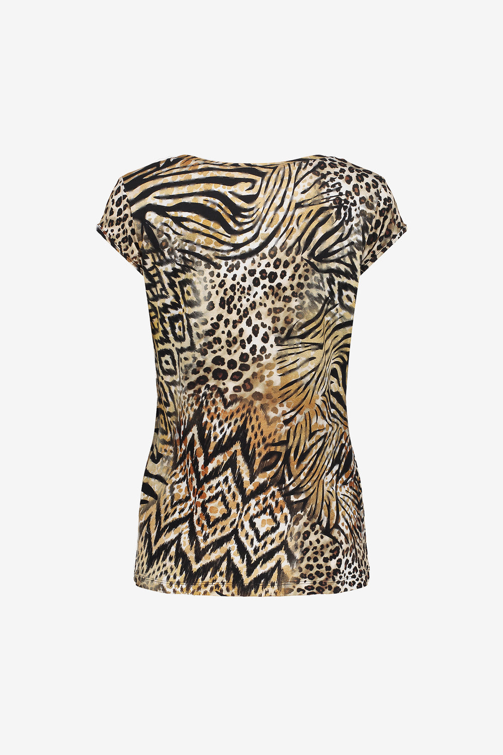 Geisha dames T-shirt met ronde hals en print