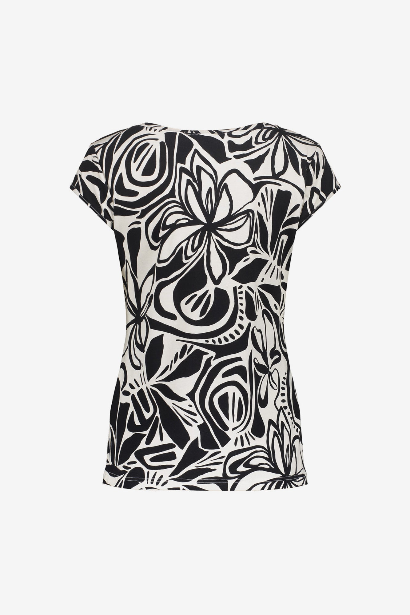 Geisha Damen-T-Shirt mit Rundhalsausschnitt und Print