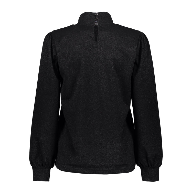 Geisha Damen-Choker-Top mit Puffärmeln