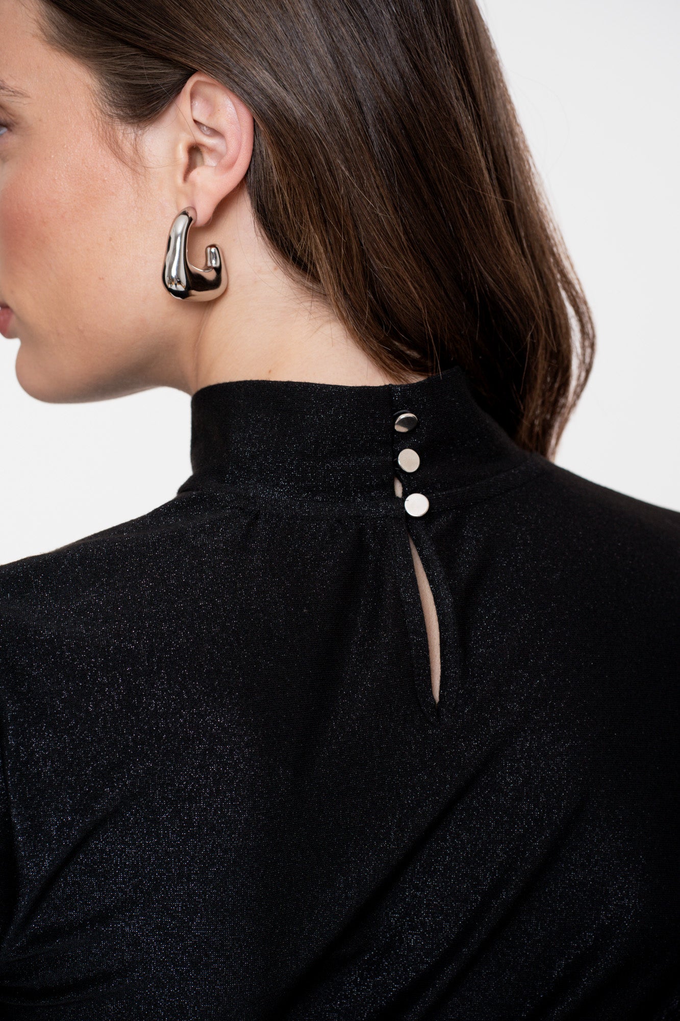 Geisha Damen-Choker-Top mit Puffärmeln