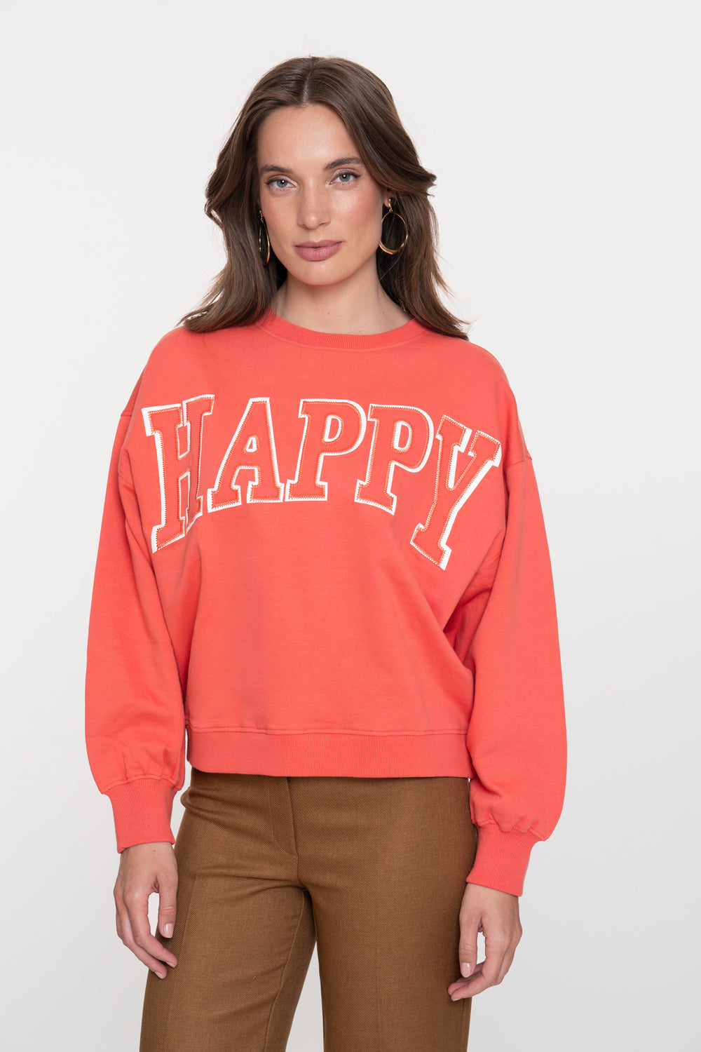 Geisha Damen-Sweatshirt ‚Happy