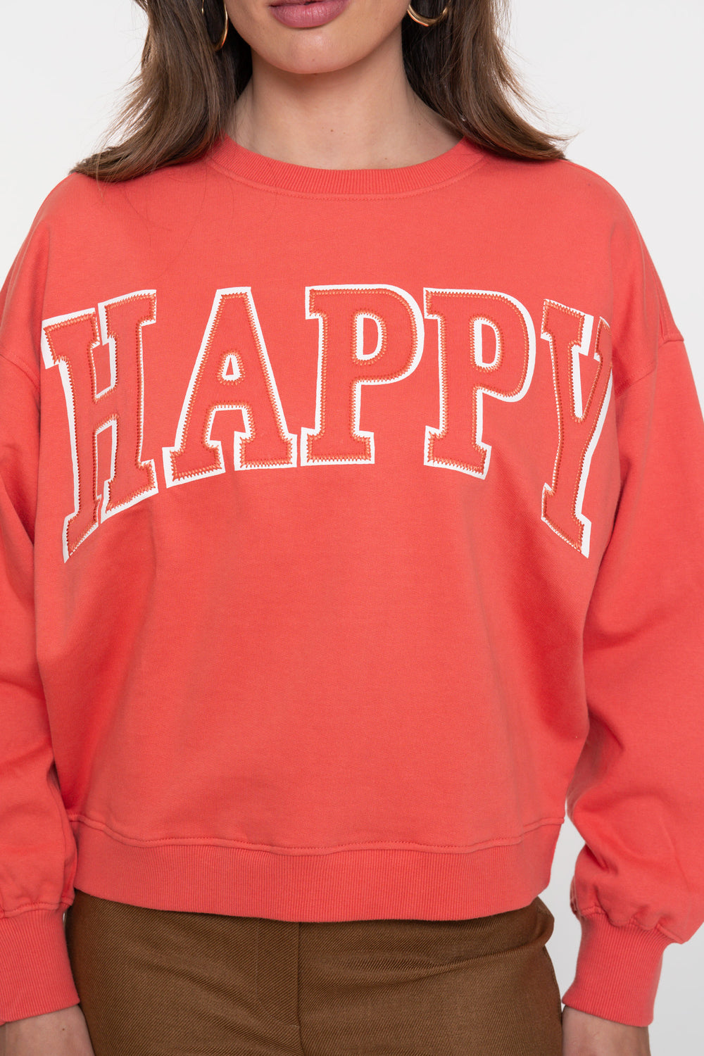 Geisha Damen-Sweatshirt ‚Happy