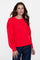 Geisha Damenpullover mit gestickten Blumen