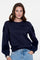 Geisha Damenpullover mit bestickten Blumen-Details