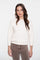 Geisha Damen-Sweatshirt mit Strickdetail