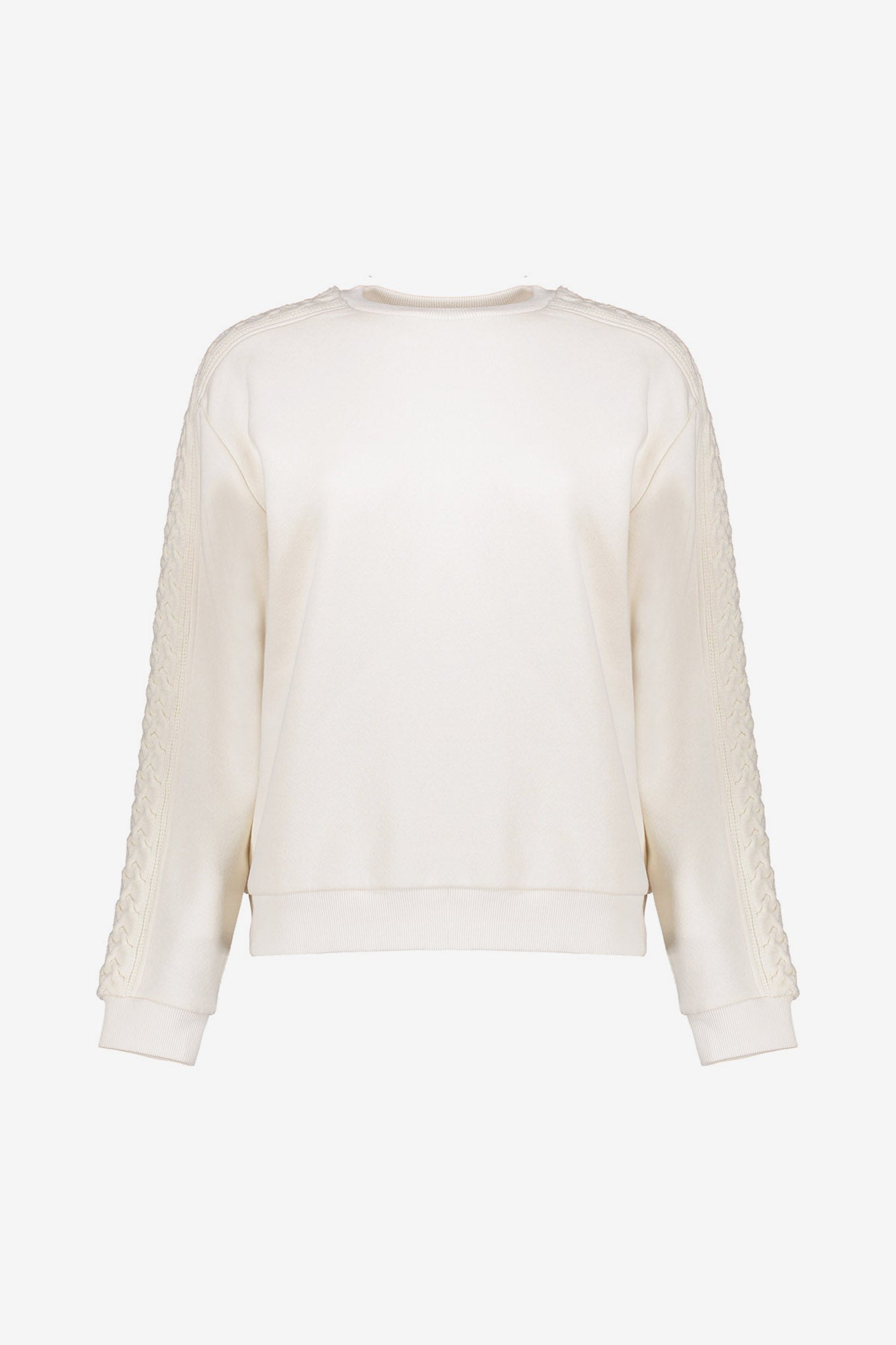 Geisha Damen-Sweatshirt mit Strickdetail